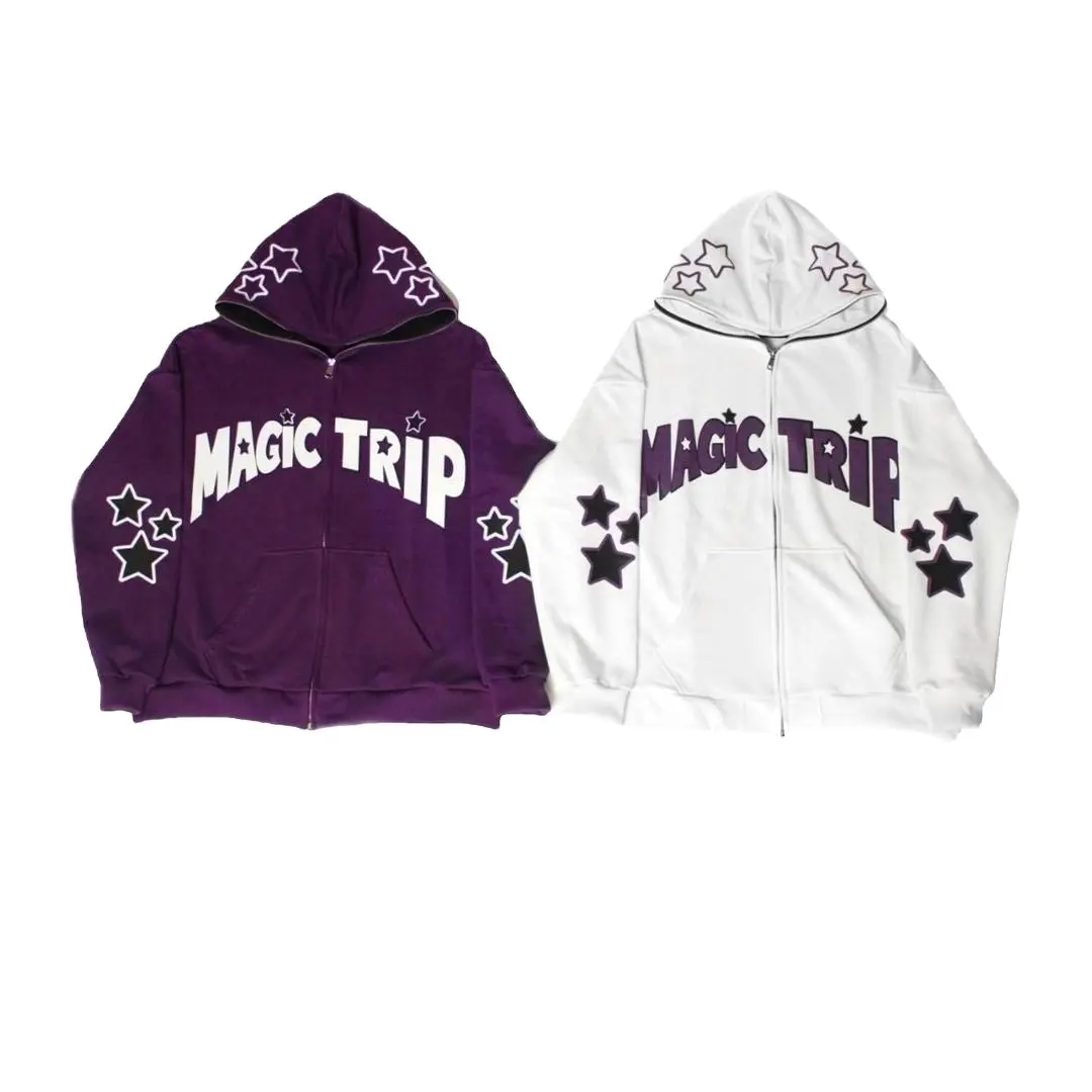 New Streetwear Hoodie Zip Up Hoodie