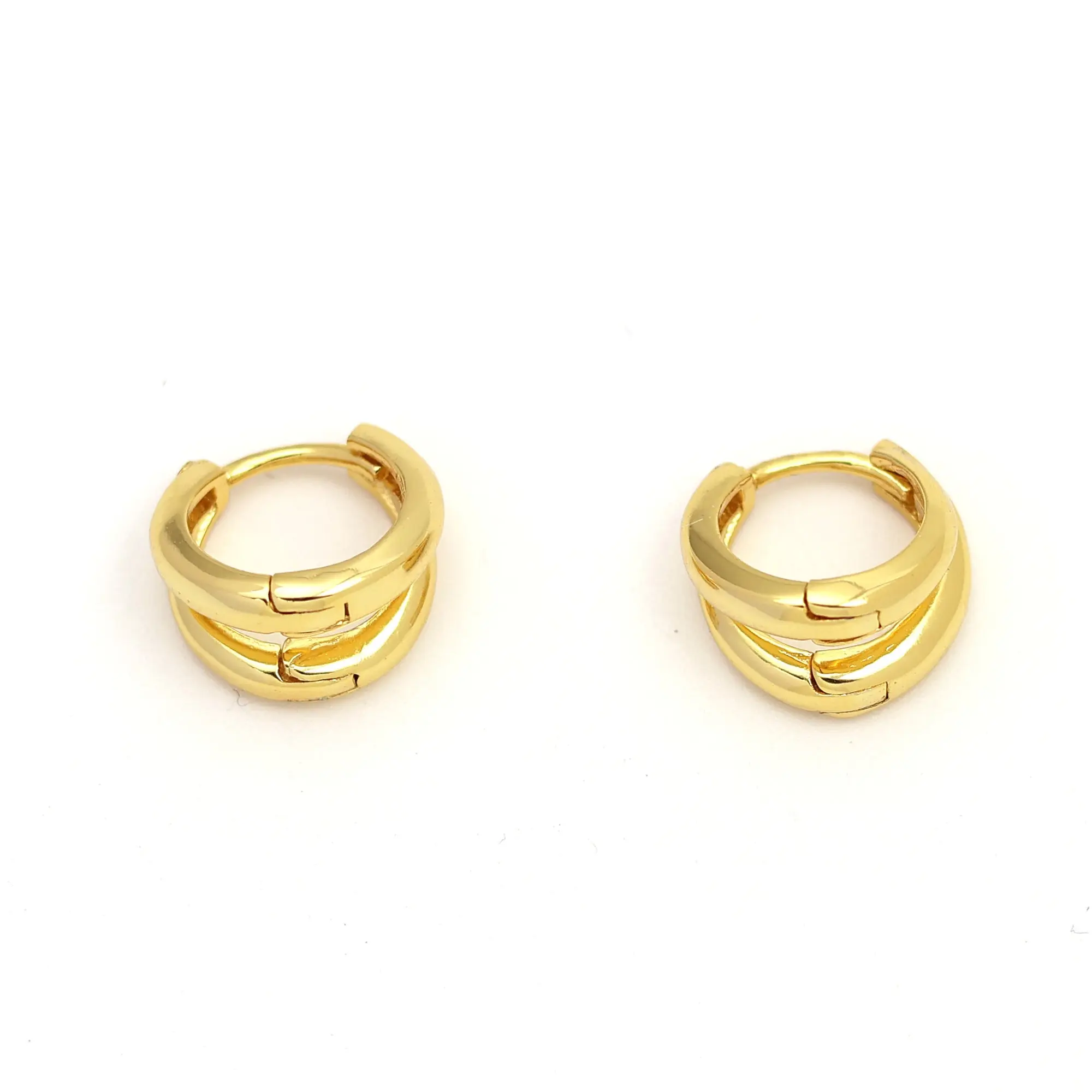 Sterling Silver Mini Double Hoop Earrings