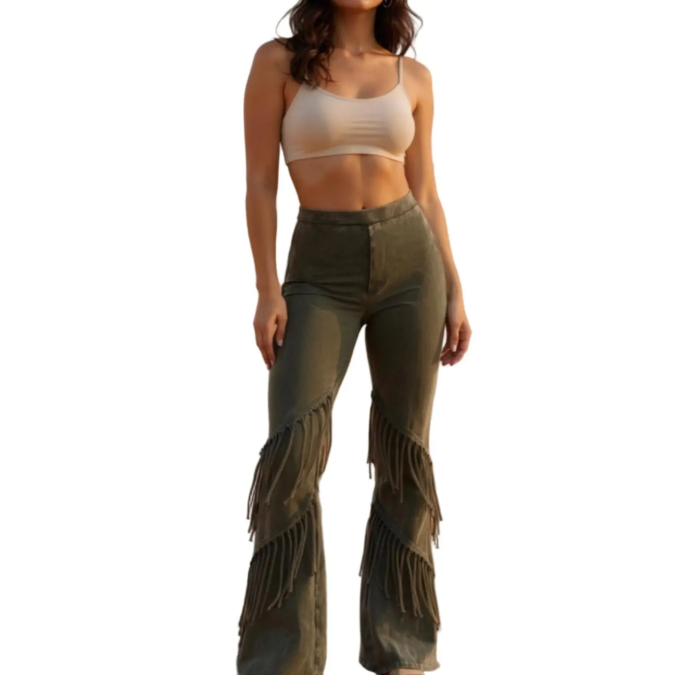 Fringe Mineral Flare Leggings Fringe Mineral Flare Leggings