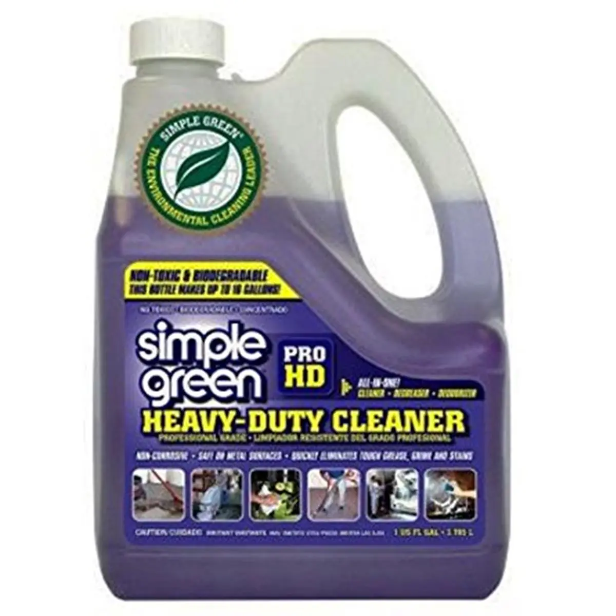 212 MAIN Simple Green Industrial-Geneva 13421 Pro HD Heavy-Duty Cleaner, 1 Gal Bottle for Stainless Household Cleaning