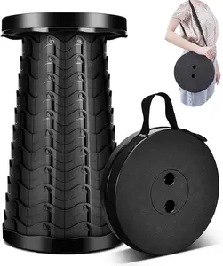 lightweight  travel  gear  space  saving  essentials,silla port at il,s Telescopic Stool with Fish Scale Structure & Adjustable Height for Camping BBQ & Home Use