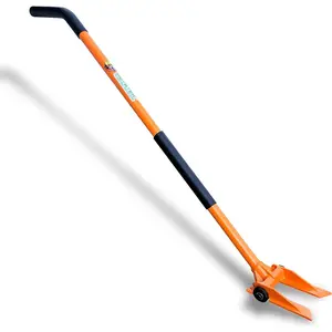 60" Round Handle Demolition Bar - Ultimate Flooring/Hardwood Demolition Tool - Long Handle Wrecking Bar for Maximum Leverage - Ergonomic Handle to Apply Pressure Without Wrist Strain