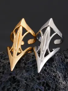 1pc Finger Claw Cosplay Claw Ring Adjustable Open Claw Ring Full Finger Set Metal Nail Punk Rock Fingertip Braided Hair Parting Tool For Holiday Party Decoration Unisex