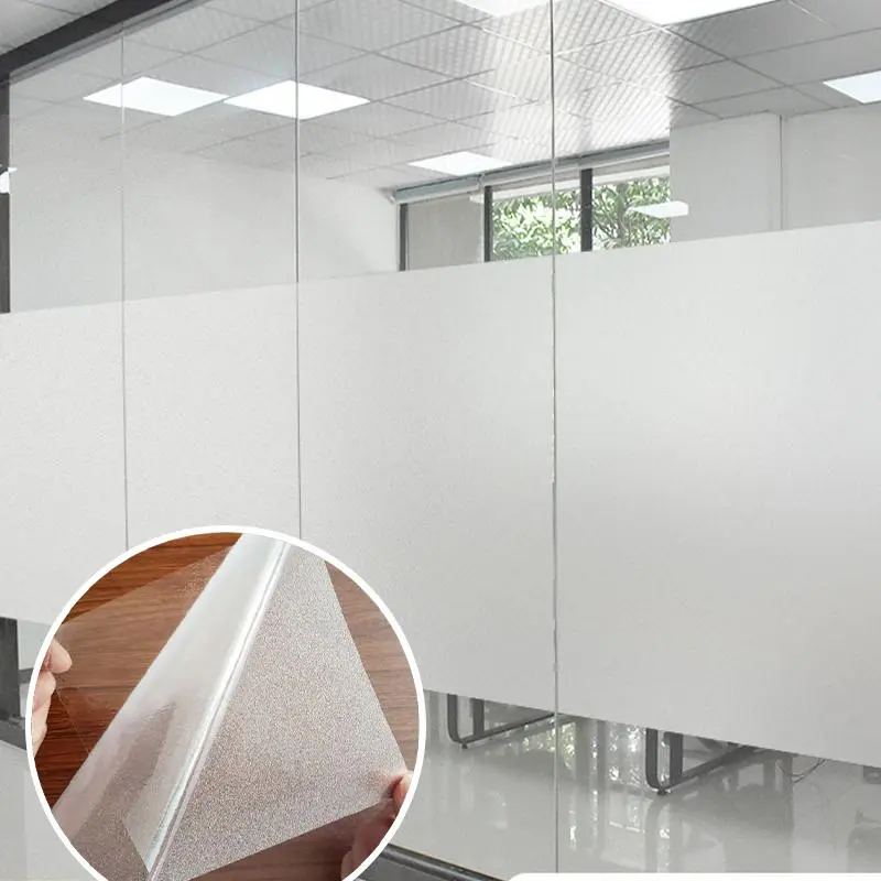 Privacy Window Film, 1 Roll Frosted Glass Window Sticker, Window Film for Home Bathroom, Home Decor Supplies, Home Accessories, DIY, House