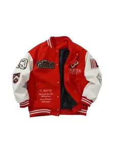 Men's & Women's Spring Baseball Jacket, Loose Fit Casual Long Sleeve Top, Couples Fashion Flight Coat, Sporty Style Outerwear