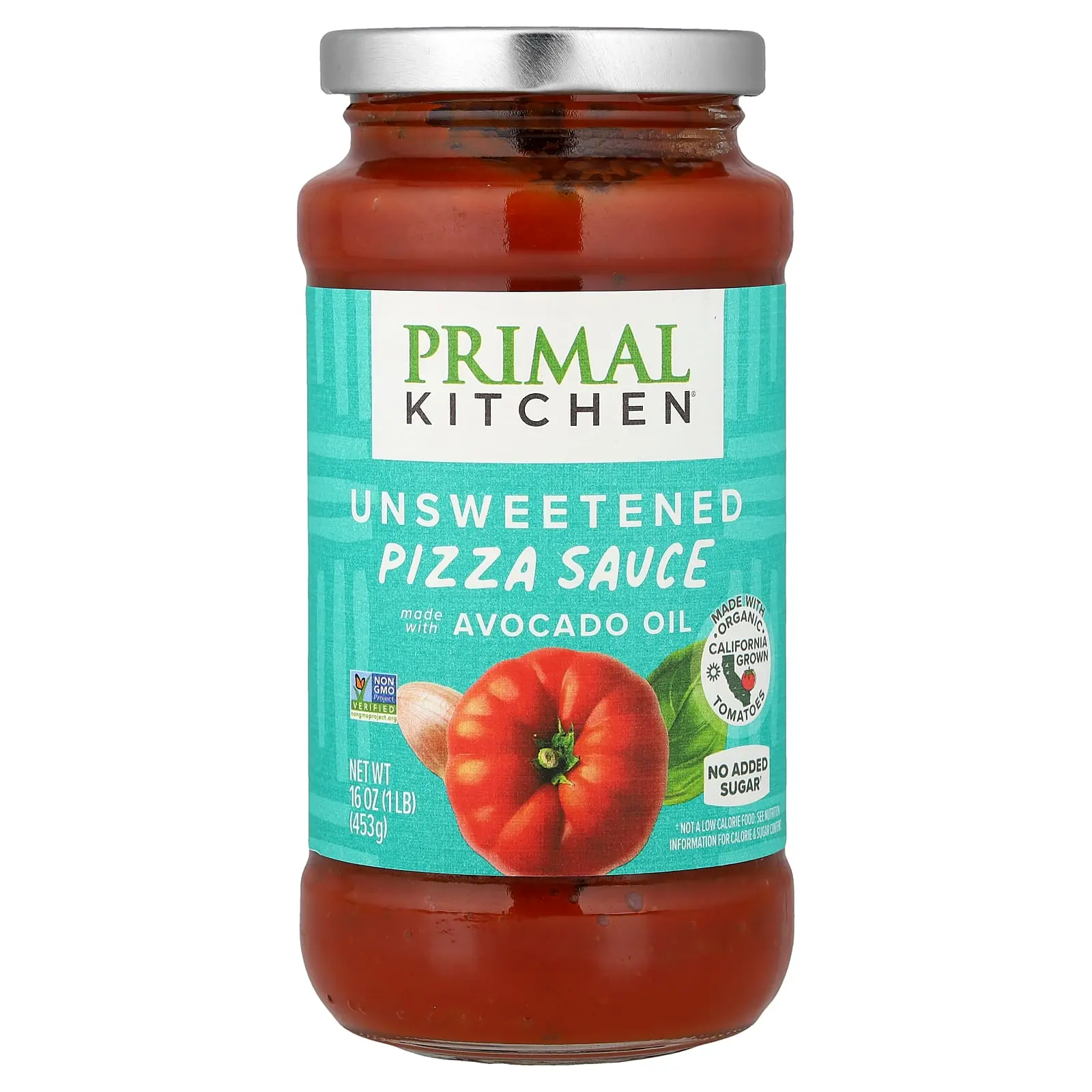 Primal Kitchen Pizza Sauce Made With Avocado Oil, Unsweetened, 16 oz (453 g)