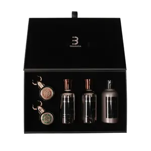 (5pc Gift Set) Bharara King by Bharara EDP Spray, 3.4 oz + Shower Gel + After Shave + Viking Kashmir EDP, 0.34 oz + Viking Dubai EDP, 0.34 oz