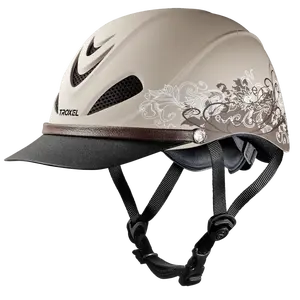Troxel Dakota Western Riding Helmet - Matte Duratec, ASTM/SEI Certified, SureFit Pro - Multiple Sizes Traildust / Large