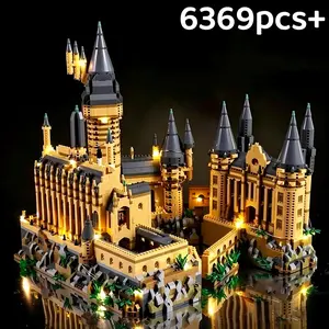 6000 Micro Particles Magic Castle, DIY Mini Fairy Tale Castle Blocks, Creative Assembly Model Toy Gift, Fun Building Set for Kids