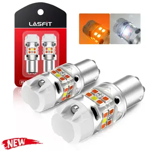 Lasfit 1157 2057 LED Turn Signal Bulbs CanBus-Ready Switchback | T3 Series,2 PCS