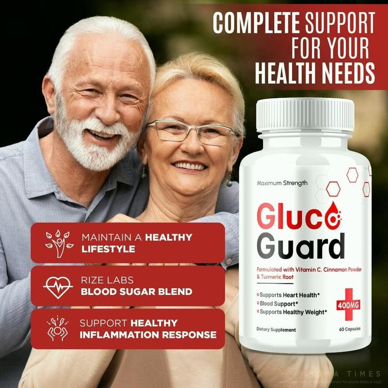 Gluco Guard Advanced Blood Sugar Support Pills for Overall Metabolic Health 60ct