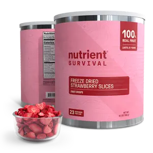 Freeze Dried Strawberry Slices #10 Can