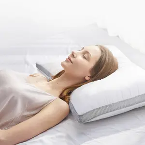 Gusseted Bed Pillows for Sleeping Soft Polyester Fiber Pillows with Hypoallergenic Cover Fluffy Luxurious Down Alternative Hotel Quality