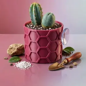 4-Inch PETG Window Suction Planter with Magnetic Drip Tray