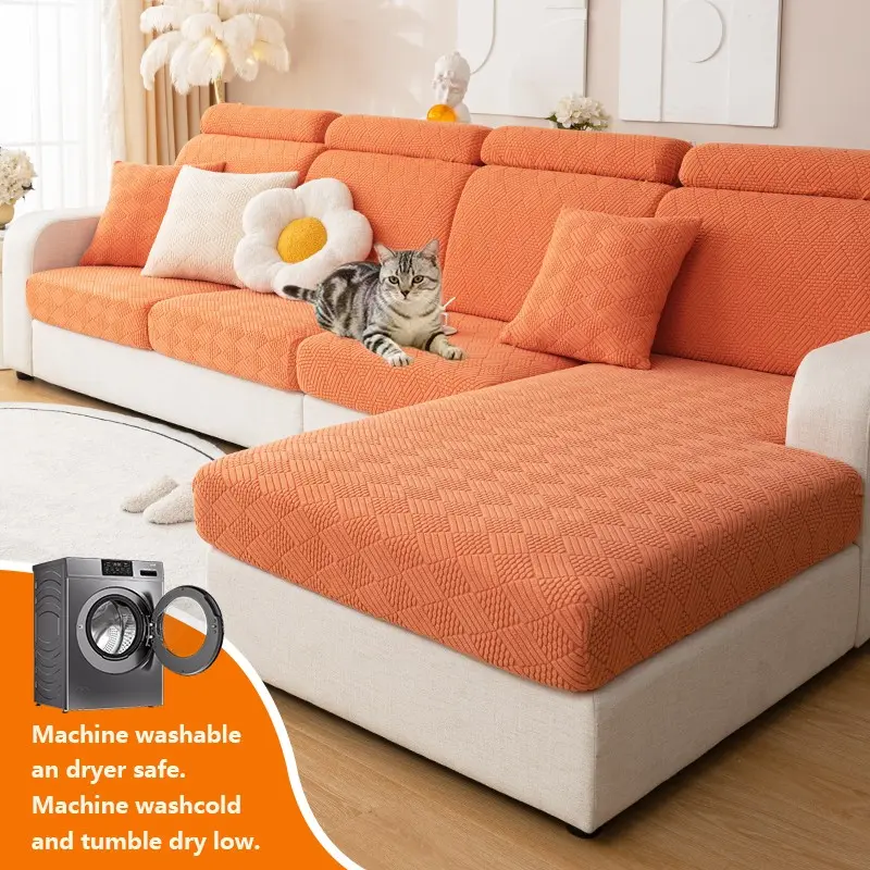 Pet-Friendly Sofa Cover with Non-Slip Design, Soft Modern Fleece Fabric for 1 to 4 Seat Sofas, Year-Round Protection