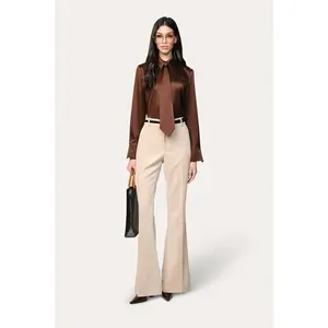 Silk Tie Button Down