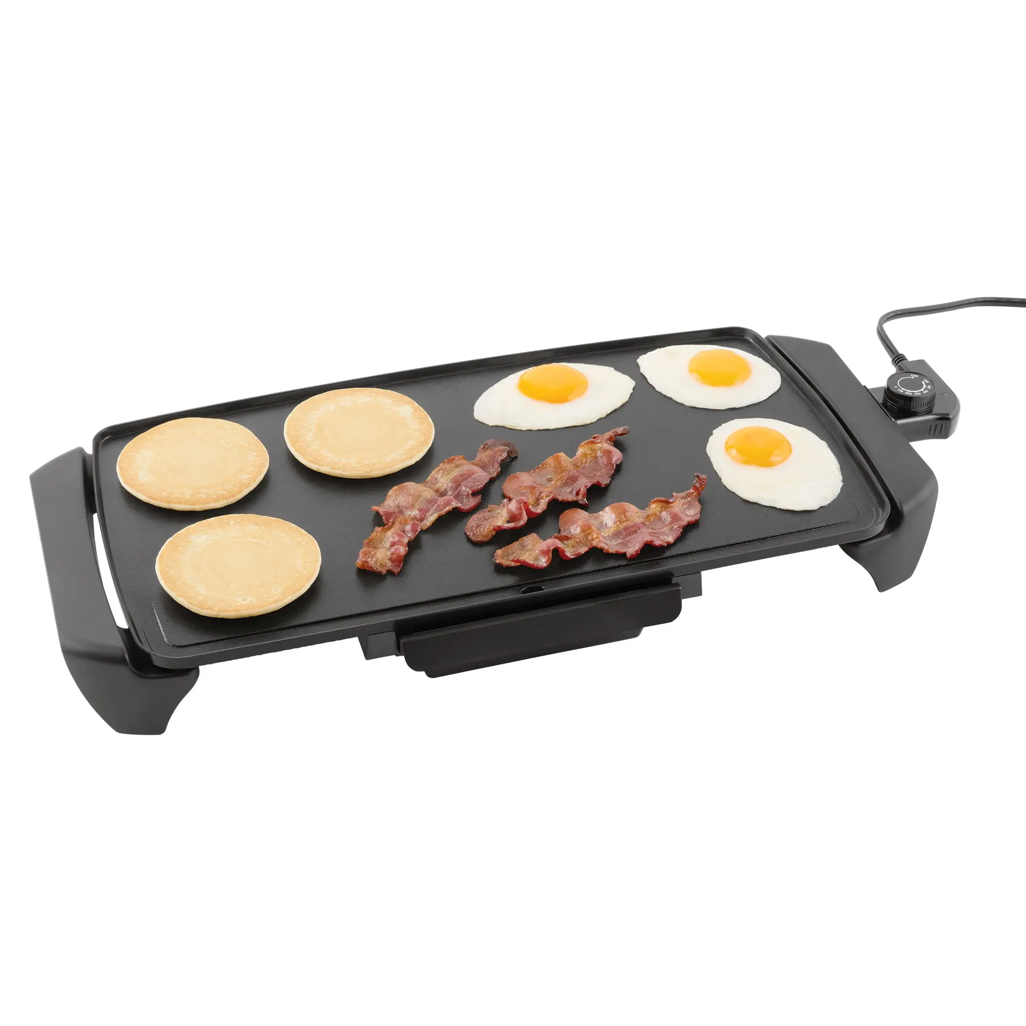 Mainstays 20 inch Electric Griddle - Non-Stick, Temperature Control,1500 W,Ceramic Coating