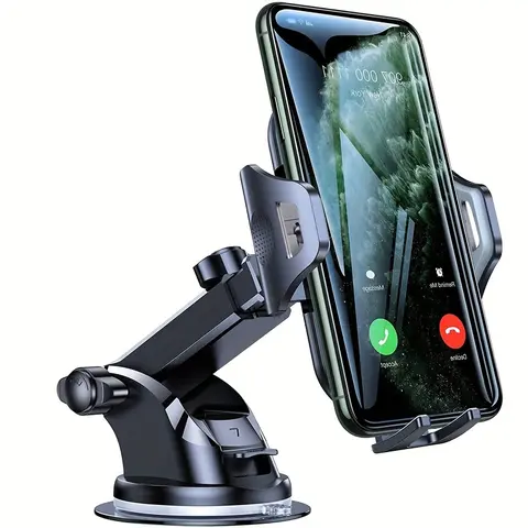 TEMPOMIND Car Mount Smartphone Holder - 2026 Strong Suction Auto Accessories, Phone Suction Mount for Car, Compatible with 4.7-6.7in iPhones