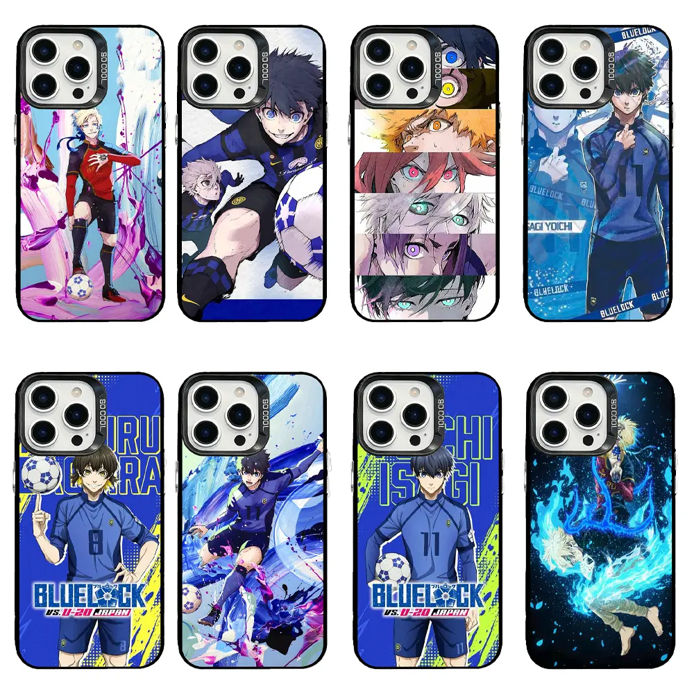 Blue Lock Yoichi Isagi Themed Phone Case for iPhone 17 16  15 14  13 12 11 Pro Max Anti Scratch Silicone Case Perfect for Gifting