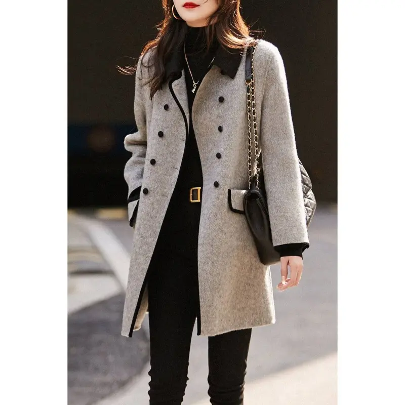 Women's Long Sleeve Outdoor Jacket, CasualFashion Outerwear with Pockets, Warm BreathableDesign for Fall & Winter Seasons, Coats Womenswear Tops winter clothes women winter coats women Basic Grey Minimalist