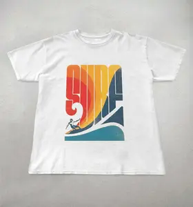 retro Surf Shirt, California shirts, Cool casual shirts, Graphics tees, Outdoor shirts, Surfer gifts, Cali surf shirts, Retro style shirt
