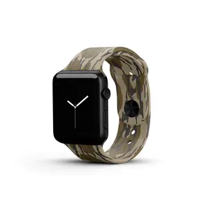 Mossy Oak Original Bottomland Camo Silicone Apple Watch Band