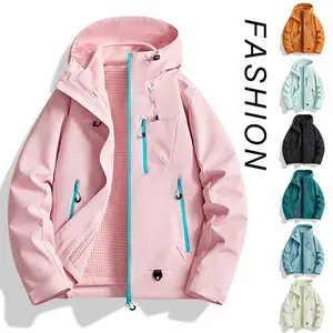 Outdoor Three-In-One Two-Piece Jacket Windproof Waterproof Couple Hiking Suit Outdoor Men And Women's Suit