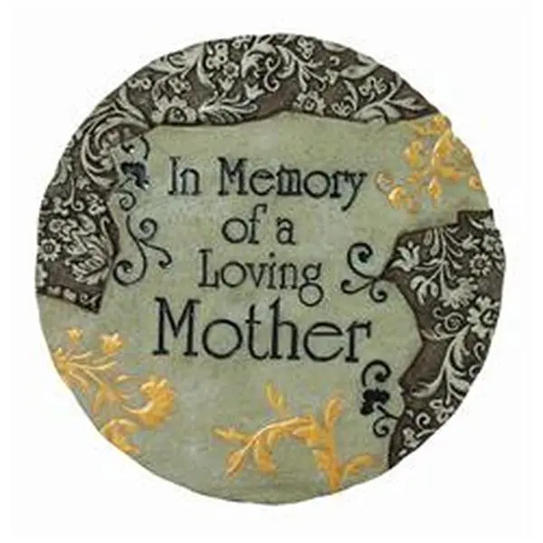 Spoontiques 13318S Ornamental Outdoor Garden Decor Stepping Stone - Memory Tribute for Mother Remembrance