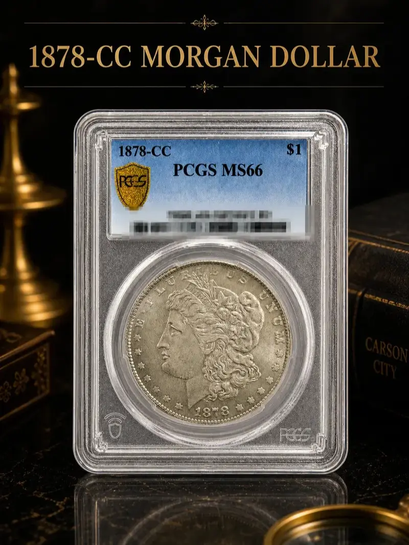 1878-CC PCGS Encapsulated Morgan | Legendary Carson City Classic Liberty Edition