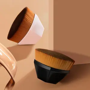 1pc Traceless Makeup Brush, Portable Face Wash, Non-powder, Beauty Tool, Corners Makeup Brush Kabuki Foundation Brush for Liquid Make Up Brush Set Cosmetic Soft Synthetic Makeup for Women Face Makeup Brushes