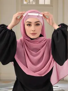 Women's Headscarf Fixing Patch, 36pcs Double-Sided Tape for Shawls Hijabs Accessories, Anti-Slip Adhesive Strips, Casual Style