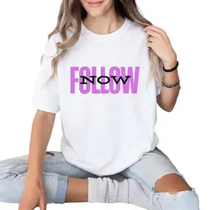 Follow Now T Shirt Go Live Now Unisex Sizing Fit Tee for Day to Night Wear Graphic Top Comfortable Style Womenswear