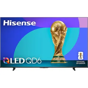 Hisense 75-Inch Class QD6 Series QLED 4K UHD Smart Television, Large Home Appliance for Household Use
