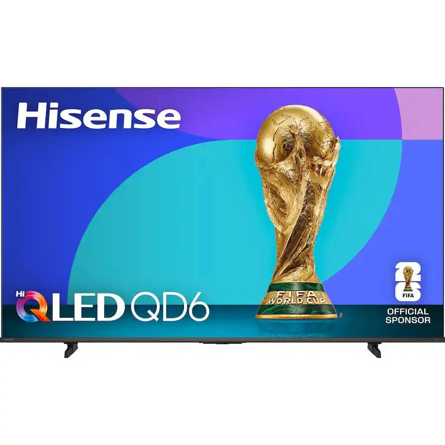Hisense 75-Inch Class QD6 Series QLED 4K UHD Smart Television, Large Home Appliance for Household Use