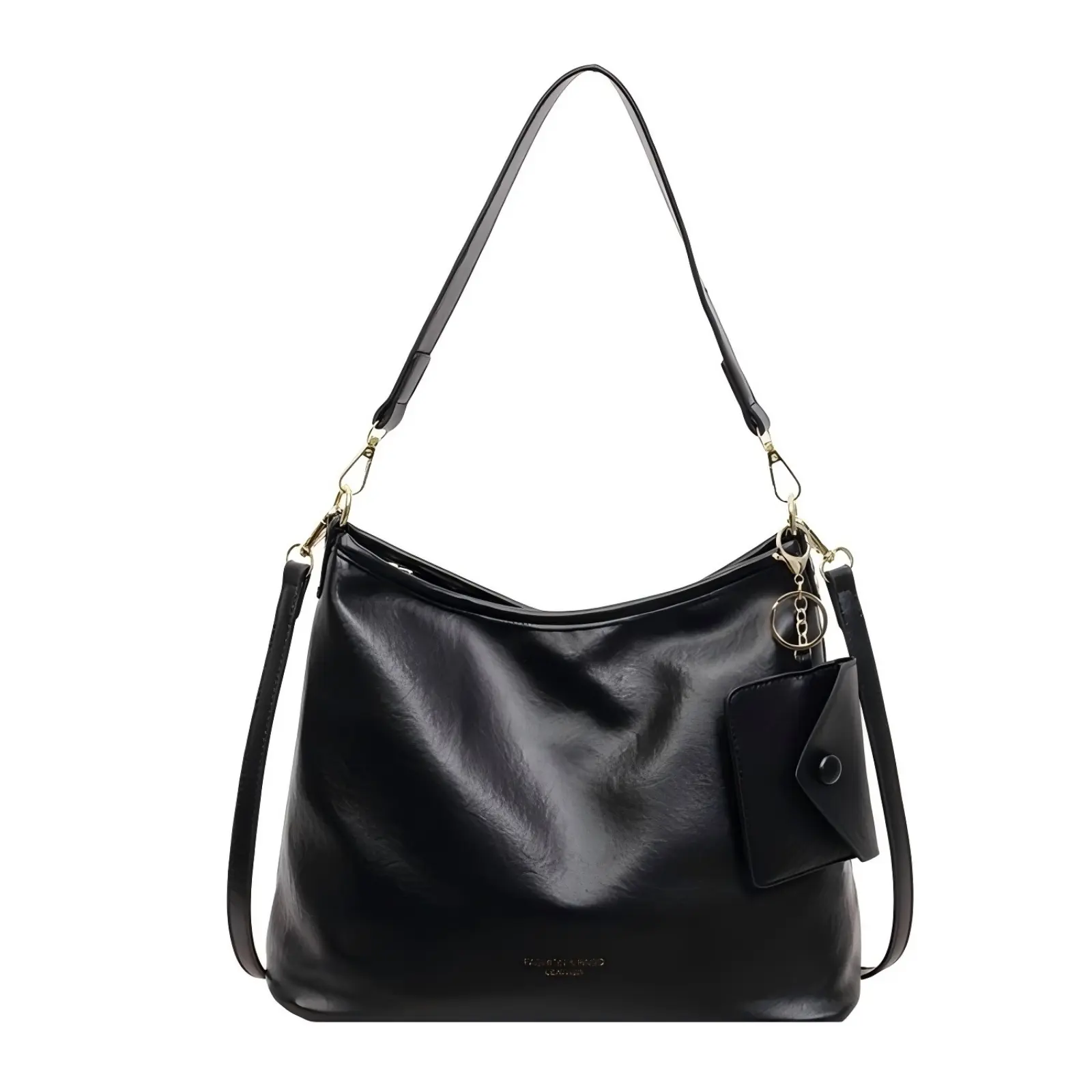 Women's Versatile Tote Bag in Soft Faux Leather, Large Capacity Adjustable Crossbody for School with Detachable Coin Pouch, Crossbody Bags For Women, Everyday Bag