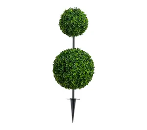 Nearly Natural 3' UV Resistant Artificial Double Boxwood Plant