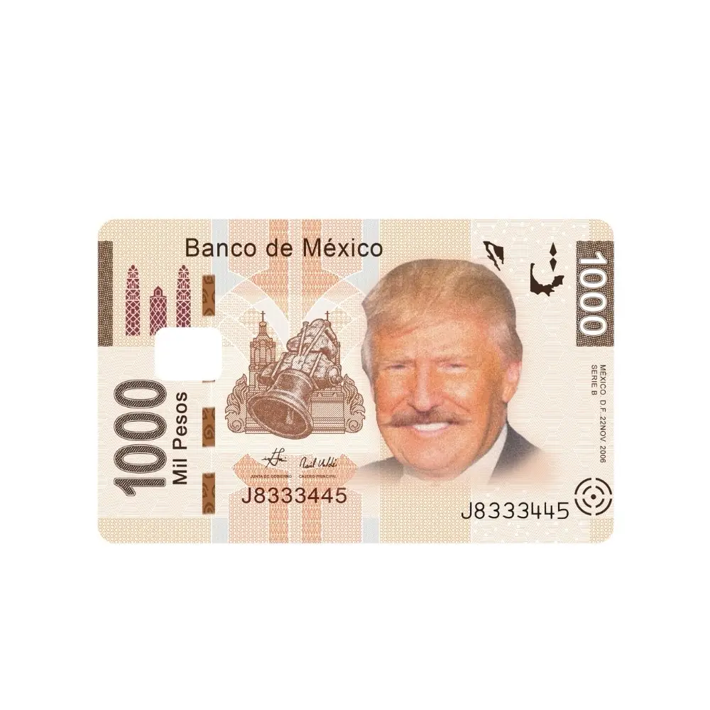 Donaldo Trumpo debit credit card sticker skin funny durable vinyl
