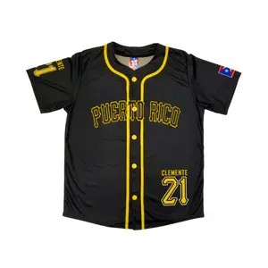 Roberto Clemente #21 Black Jersey