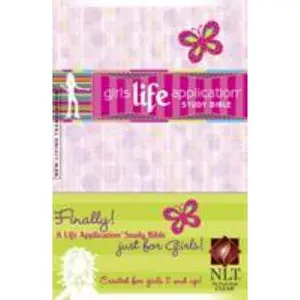 USED-Girls Life Application Study Bible NLT (Kid's Life Application Bible) by Tyndale House (Hardcover)