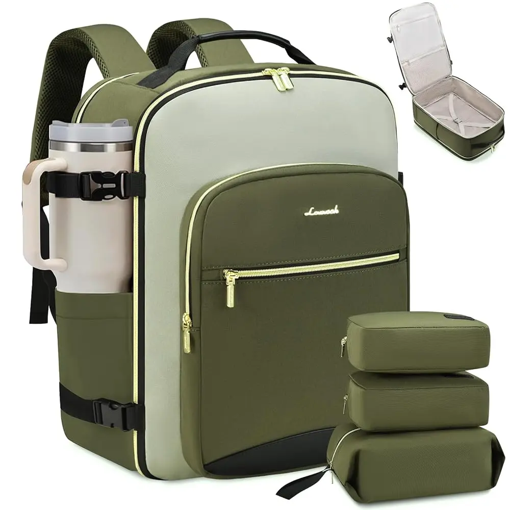 Dark Green-Beige-Olive Green