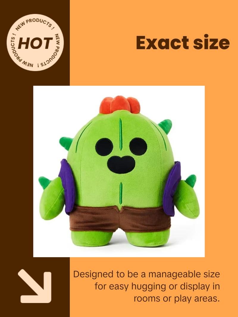 Brawl Stars Toy Stuffed Pillow Dolls l Game Characters for Children l Perfect Birthday Gift