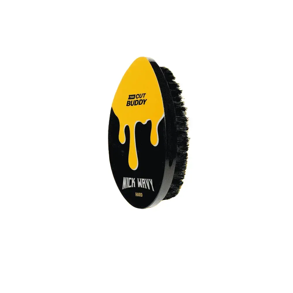 Nick Wavy Collection - Medium Firm Bristle Waves Brush Hair Straightening Comb Straightener Comb Curly Hair Hair Grooming Brush