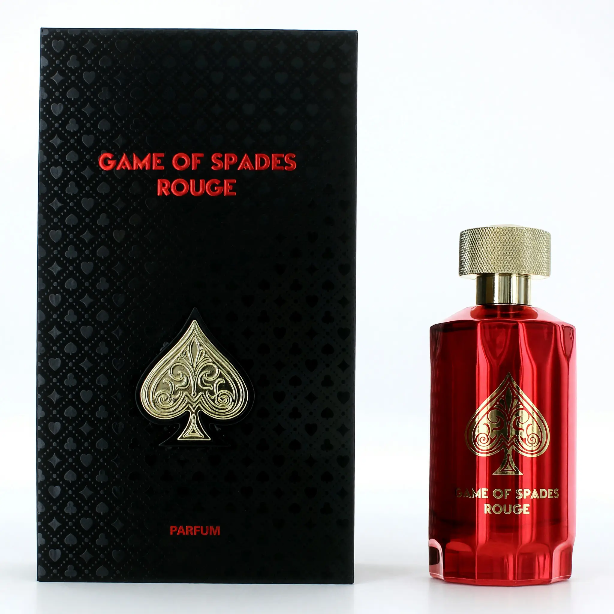 Game of Spades Rouge by Jo Milano - Unisex 3.4 oz EDP Spray, 3.4 fl oz Unisex Names Fragrance Bottle
