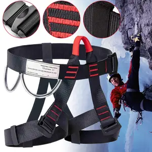 Climbing Harness, Mountaineering Rock Climbing Harness, Half Body Harness for Rappelling Fire Rescuing Tree Climbing