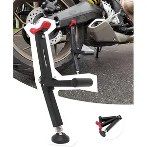 Motorcycle Wheel Lift Stand With Handle Portable Universal Trail Stand for Most Motorcycle Bicycle Dirt Bike Mini Bike