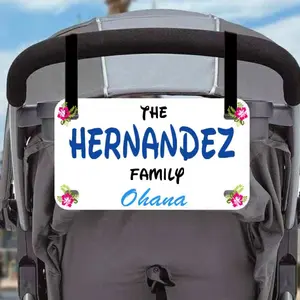 Custom License Plate for Stroller