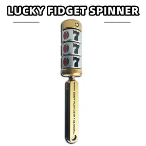 JajoiiToy-EDC-Premium Lucky Finger Spinner – Metal Fidget Toy for Stress Relief, Ideal Valentine’s Day Gift & Party Favor for Friends，Perfect Gift.