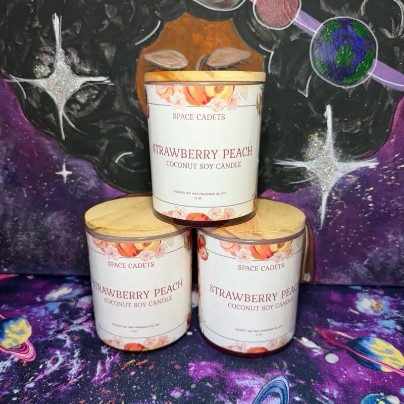 Strawberry Peach Coconut Soy Candle Strawberry Peach Coconut Soy Candle
