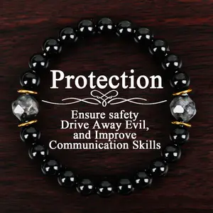 Protection Shield Crystal Bracelet - Energetic Safety & Communication Enhancement