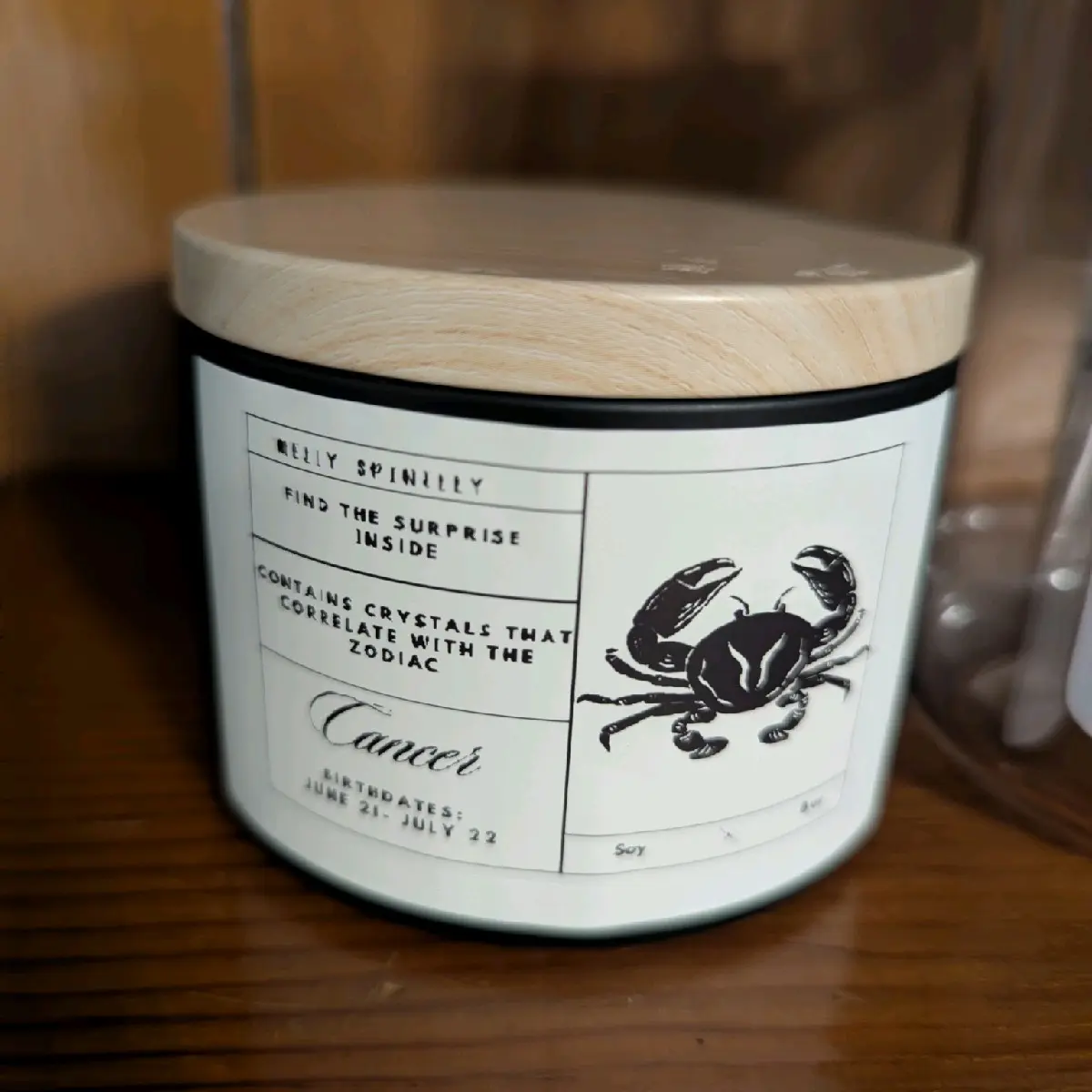 Melly Spinelly's Zodiac Prism Candle - Unique Gift for Everyone - Decorative Candle with Surprise Inside - Aura of Zodiac Signitions - Ornaments